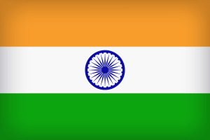 National flag of Republic of India